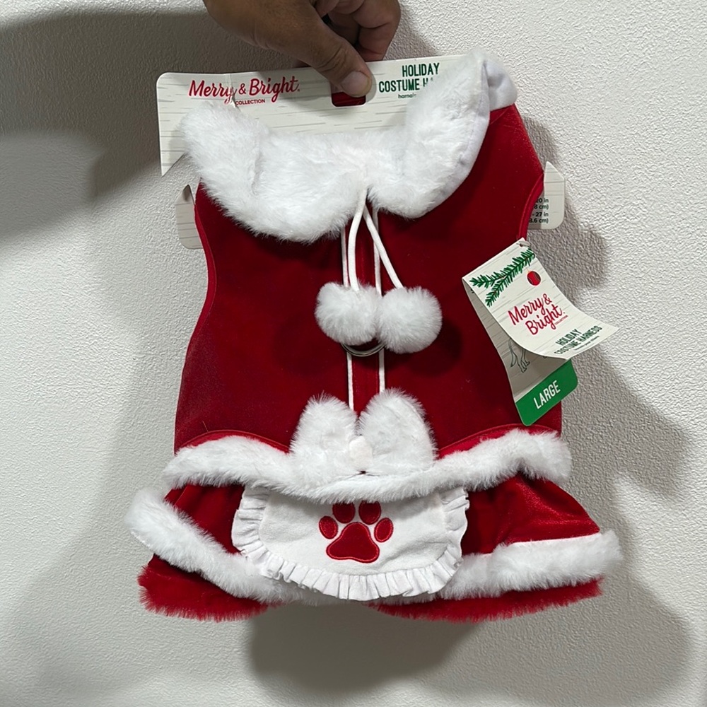 Christmas dog harness